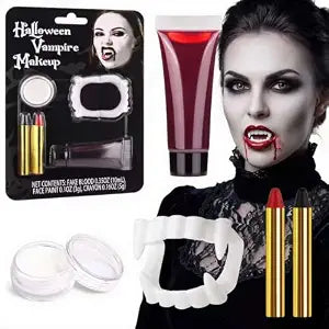 Halloween Vampire Makeup Kit,SFX Makeup Set for Special Effects Makeup
