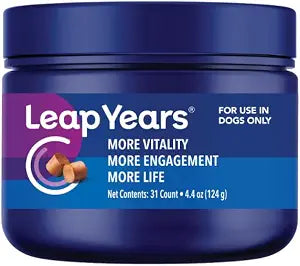 Soft Chew, Dog Supplement for Brain, Heart, Muscle Health, Small/Medium Dog | 31 Chews, Supports Longevity, Veterinarian-Formulated with NAD+ & Senolytic, Patent-Pending Formula, Small/Medium Breed