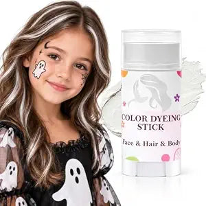 White Hair Chalk,Temporary Hair Color,Washable Hair Chalk for Girls