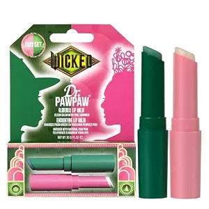 Dr. PawPaw Wicked Enchanting and Glimmer Lip Balm Duo - Moisturizing, Tinted Lip Balm for Women - Vegan, Nourishing, Hydrating - 2 pc