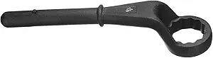 HARFINGTON Offset Box End Tubular Handle Wrench 1-5/8" CR-V 12 Point Offset Single End Torx Wrench High Neck Tubular Box Wrenches for Tightening Remove Screws and Fasteners, Black