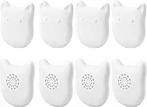 8 Pcs Deodorizer Compatible with Cumrige Fumoi Automatic Cat Litter Box | Cute Cat Shaped Design, Long-Lasting Camellia Flower Scent