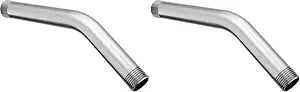 Moen 123815 Standard Shower Arm with 1/2-Inch Universal Threads, 8-Inch, Chrome (Pack of 2)