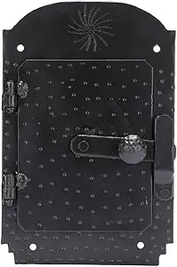 Hand-Forged Iron Speakeasy Black Power Coated Door Grill  Black Finish