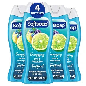 Softsoap Moisturizing Body Wash, Citrus and Berry Splash Scent, 20 fl oz