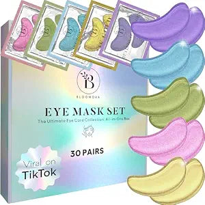 Under Eye Patches Variety Pack for Puffiness and Dark Circles, 30 Pairs
