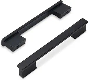 10 Pack Matte Black Cabinet Pulls 5 Inch Hole Centers Kitchen Cabinet Handles Black Drawer Pulls Cabinet Hardware