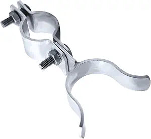 1-3/8" x 1-5/8" Fork Latch Galvanized Fence Gate Latch for Chain Link Fence Gate Frames with Padlock Hole Wall Mount to Post or Wall