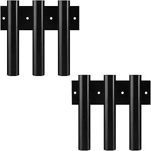 6-Hole Shovel Holder for Truck: Mineye Shovel Mounts in 2 Groups, Heavy Duty Shovel Rack for Truck, Rake, Lawn Tools, Landscape Hand Tools