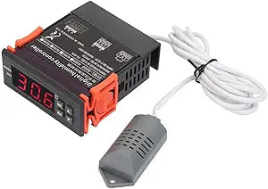 Humidity Controller SVWL-8040 220V LED Digital Air Humidity Control Meter with Temperature Sensor Probe 1%-99% RH