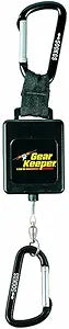 Gear Keeper RT3-4568 Retractable Instrument Tether with Aluminum Carabiner - Heavy Duty Retractable Tool Tether with Carabiner - 80 Pounds Breaking Strength - 68oz Retraction Force - 16in Extension