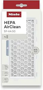 Miele Genuine HEPA AirClean Filter SF-HA 50 for Miele Guard M1, L1, Complete C2, C3 & Compact C1, C2 Vacuum Cleaners, Great for Allergy Sufferers