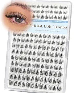 Natural Lash Clusters Wispy Lash Lift Effect Short Eyelash Clusters C Curl