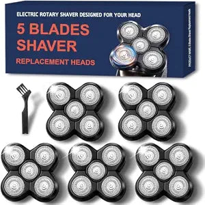 5 Pack Replacement Blades for Freebird Head Shaver