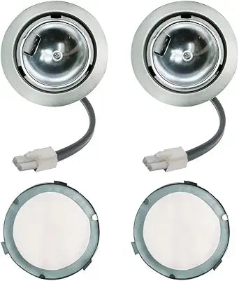 Cabinet Light Can Fitting for 2.50in Hole Recessed Light Fixture (2-Pack)