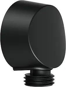 A725 Matte Black Handheld Shower Wall Connector  Drop Ell Replacement Part for Moen, 1/2-Inch IPS Thread, Wrought Iron Style, Durable Metal, Corrosion & Tarnish Resistant