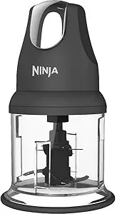 Ninja Food Chopper Express Chop with 200-Watt, 16-Ounce Bowl for Mincing, Chopping, Grinding, Blending and Meal Prep (NJ110GR), Gray