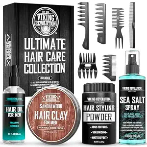 Viking Revolution Ultimate Hair Care Collection for Men - 10 Piece Kit