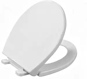 Round Soft Close Toilet Seat Plastic White