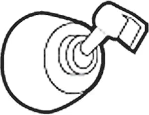 Moen 104414 Commercial Hand-held Showerwall Bracket Kit, 5270 Series