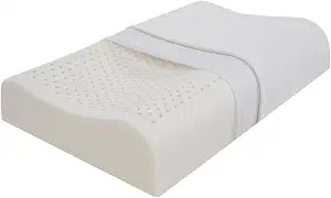 Natural Latex Neck Support Pillow,Ergonomic Contour Support Pillow(3.9/4.7