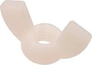 Hillman White Nylon Non-Conductive Wing Nuts 5/16-18 Coarse Thread, 8 Pack