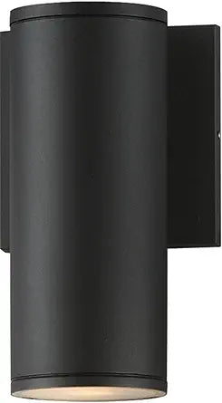 Maxim Lighting Caldera 1-Light Outdoor Wall Light | Black Finish | Glass Shade | Transitional Outdoo Wall Light | Ideal for Porches, Patios & Garages | 86221BK