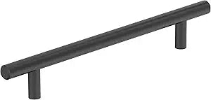 Amerock Bar Pulls 6-5/16 inch (160 mm) Center to Center Matte Black Cabinet Pull - 10 Pack, 10BX40520MB