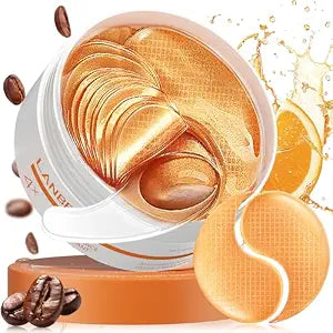 LANBENA Vitamin C Under Eye Patches Eye Gel Mask, 30 Pairs