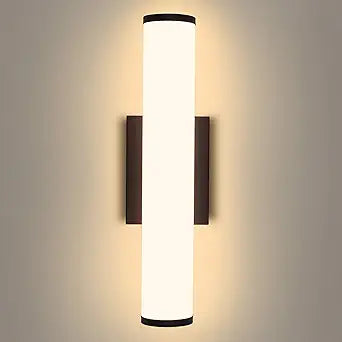 Kalium 16in Modern Wall Sconces, Dimmable Bathroom Vanity Lights, 3000K Warm White LED Indoor Sconces Lighting for Bathroom, Stairs, Living Room, Bedroom. Hardwired.