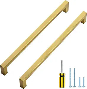 Ravinte Gold Cabinet Pulls, 10 Pack 10 in Kitchen Cabinet Handles