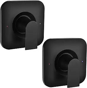 Tearel Shower Trim Kit for Moen T2471BL Matte Black Shower Handle 2-Pack, Compatible with Moen Posi-Temp Valve Series, Solid Metal Construction, Repair Wobbly Handle or Bathroom Renovation