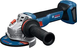 BOSCH GWS18V-11SN 18V Brushless 10 Amp Corded Power Variable Speed 4-1/2-5 In. Angle Grinder for Metal and Concrete Cutting with Lock-on Slide Switch (Bare Tool)