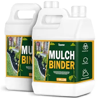 Teexpert Mulch Binder for Landscaping, 2 Gallon Rock Glue for Landscaping Gravel Binder Adhesive to Lock Down Pea Gravel, Stone, Rubber Mulch, Wood Chips, Pine Straw in Place for Outdoor Landscape
