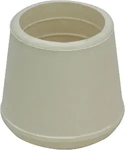 Shepherd Hardware 8743E Leg Tips 1-1/4-Inch Inside Diameter Rubber Chair Leg Caps, Round, 24 Pack, White