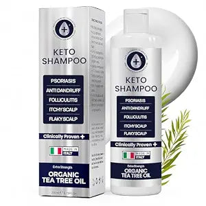 Pharmlitalia Psoriasis & Anti Dandruff Shampoo for Itchy, Dry, Flaky Scalp