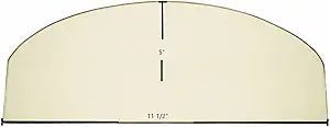 Vermont Castings Resolute Single Door Glass Panel (11 1/2" x 5") | OEM High-Temp Replacement