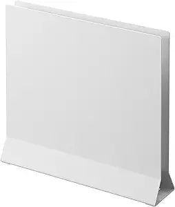 Yamazaki 1999 Placemat Stand, White, Approx. W11.8 x D2.6 x H10.4 inches (30 x 6.5 x 26.5 cm), Tower Placemat Storage, Tray Storage, Round Compatible