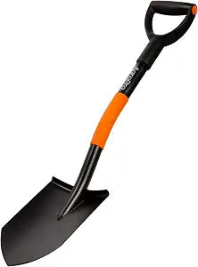 Shovel for Digging, Heavy Duty Garden Shovel with Ergonomic D-Handle, Small Shovel for Planting, 32 Inches