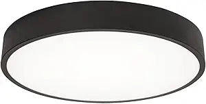 AFX BAYF14LAJUDBK Bailey 14 inch Indoor Ceiling Fan Light Kit | Integrated LED Light | Dimmable 1800 Lumens | Adjustable 5-in-1 CCT 2700K-5000K | Black Finish | Indoor Damp Rated