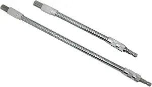 2PC Flexible Drill Bit Extension for Tight Spaces 360 Access