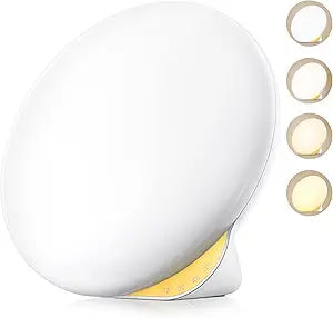 MediAcous Light Therapy Lamp, UV-Free 10000Lux Therapy Light with Timer