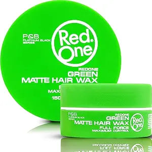 Redone Hair Styling Matte Wax Green 150ml | Ultra Hold & Maximum Control | Matte Finish No Shine Hair Wax for Men & Women | Coconut Scent | Non-Greasy Texturizing | Professional Barber Styling