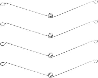 4PCS Spring Clips for Recessed Light Fixtures Torsion Spring Clips Metal Recessed Lighting Trims Springs Clip Replacements for Bathroom Ceiling Exhaust Fan Shower Recesse Lighting Trim Accessories