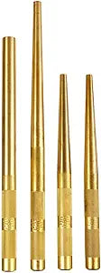 Mayhew Tools 61363 X-Long Brass Punch Set, 4-piece, multi, one size