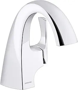 Sterling 27371-4N-CP Medley Single-Handle Bathroom Sink Faucet, 1.2 GPM, Clicker Drain with Tailpiece, Premium Durable Metal, Corrosion Resistant, Polished Chrome