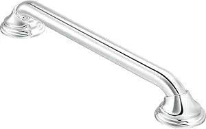 Moen LR8724D3CH Bathroom Safety 24-Inch Ultima Designer Bathroom Grab Bar, Chrome