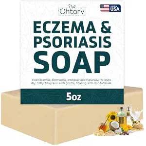 Eczema Soap Bar for Face and Body – Oatmeal Goat Milk Wash for Dry Skin