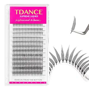 TDANCE Premade Anime Spikes Lash Extensions for Professional Lash Artists - Anime Lashes Extensions, Plume Flake Lash Extensions, Lightweight, Perfect for Salon Use Comic Spire Lashes (0.07-C,8-15mm)