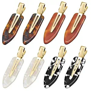 YIERSO 8 Pcs No Bend Hair Clips No Crease Makeup Duckbill Clip for Women